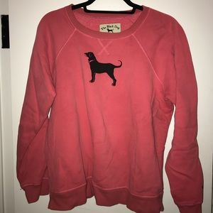 Nantucket Red, Black Dog sweatshirt